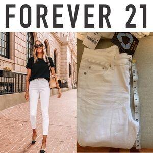 NWT White High Waisted Jeans